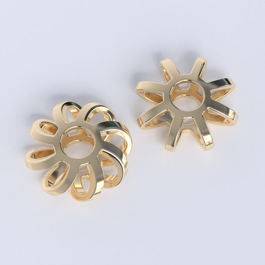 Sun Pendant in 9ct Yellow Gold