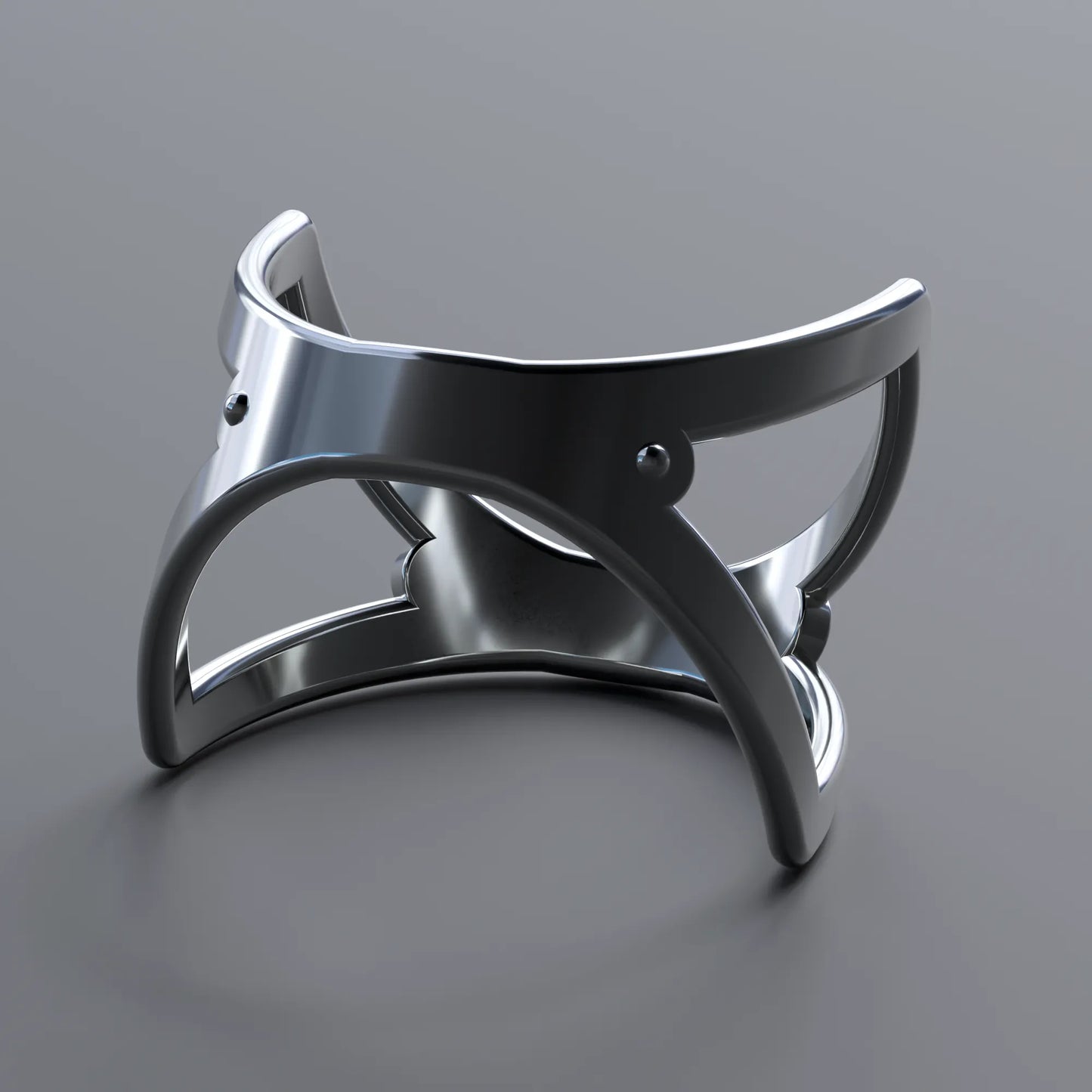 'Harness' Ring in Sterling Silver