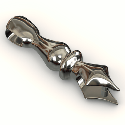 closeup 3d render of the pendant on a white background