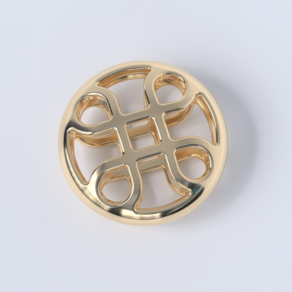 Looped Square Pendant