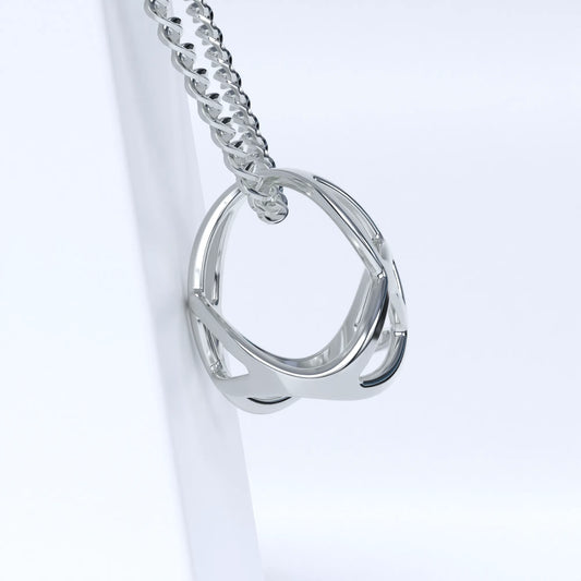 Triquetra Pendant in Sterling Silver Hallmarked
