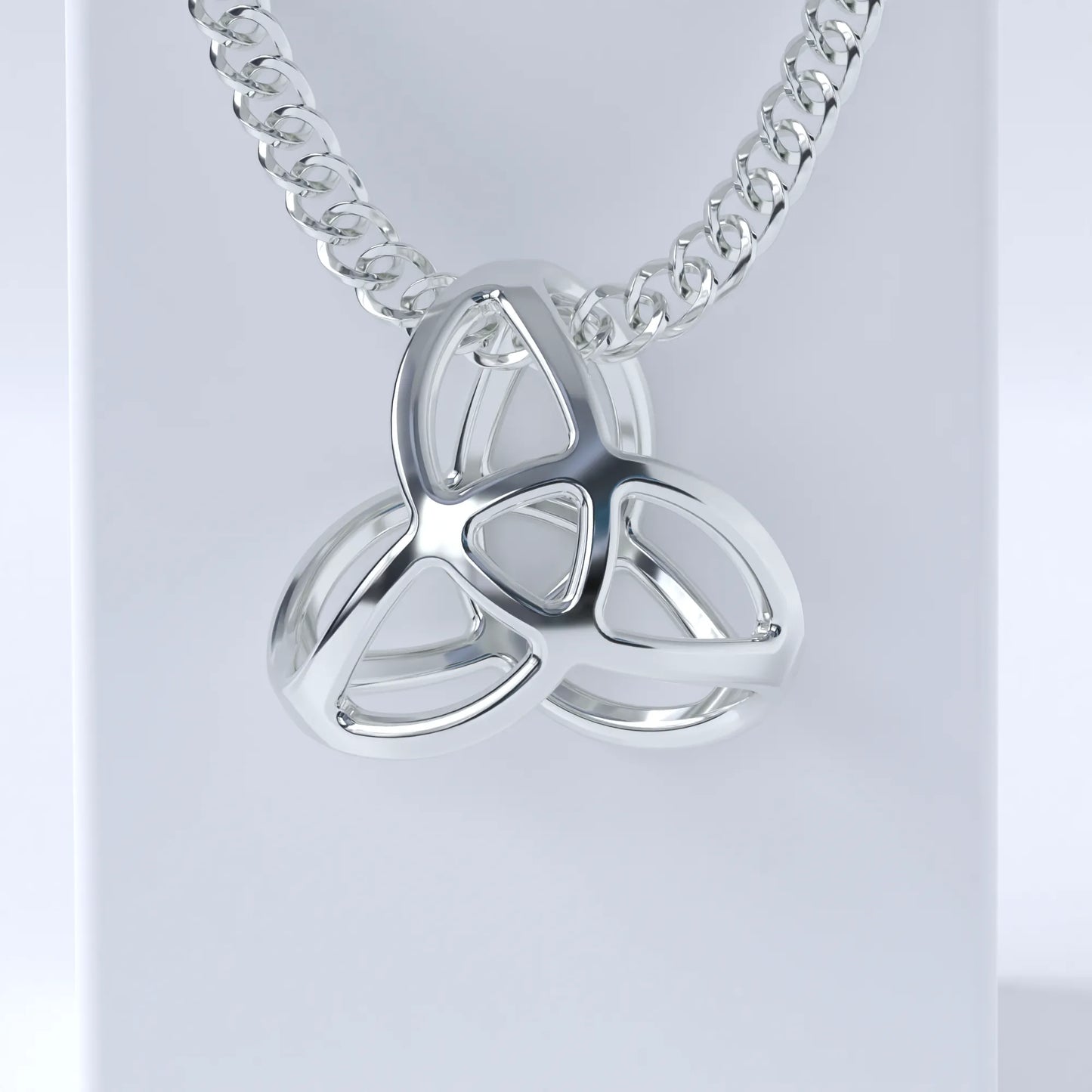 Triquetra Pendant in Sterling Silver Hallmarked