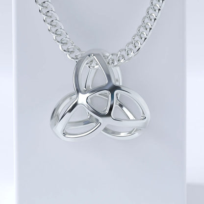 Triquetra Pendant in Sterling Silver Hallmarked