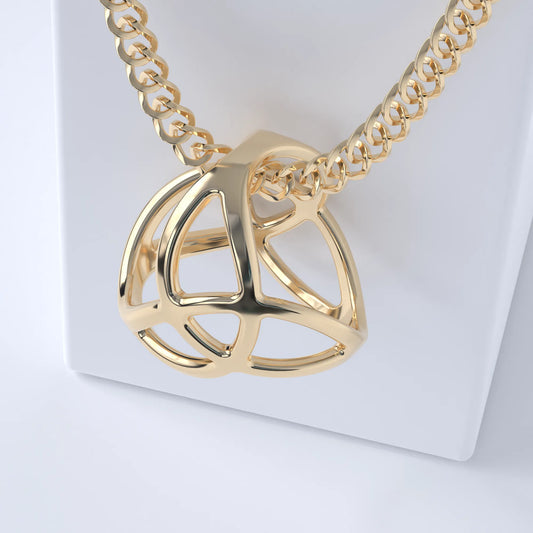 Triquetra Pendant 9k Gold Hallmarked