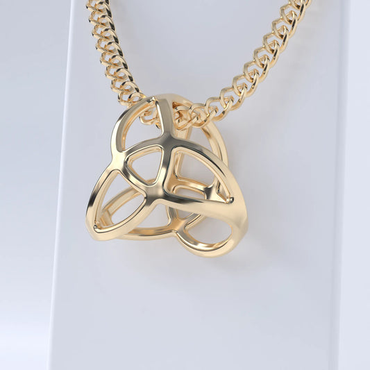 Triquetra Pendant 9k Gold Hallmarked
