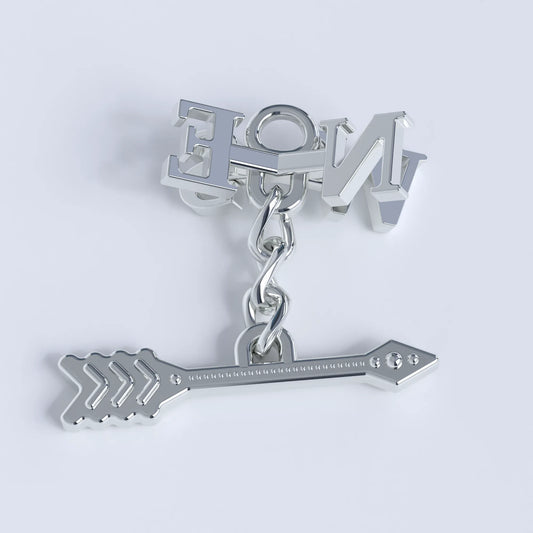 Handmade Sterling Silver Weathervane Chain Pendant