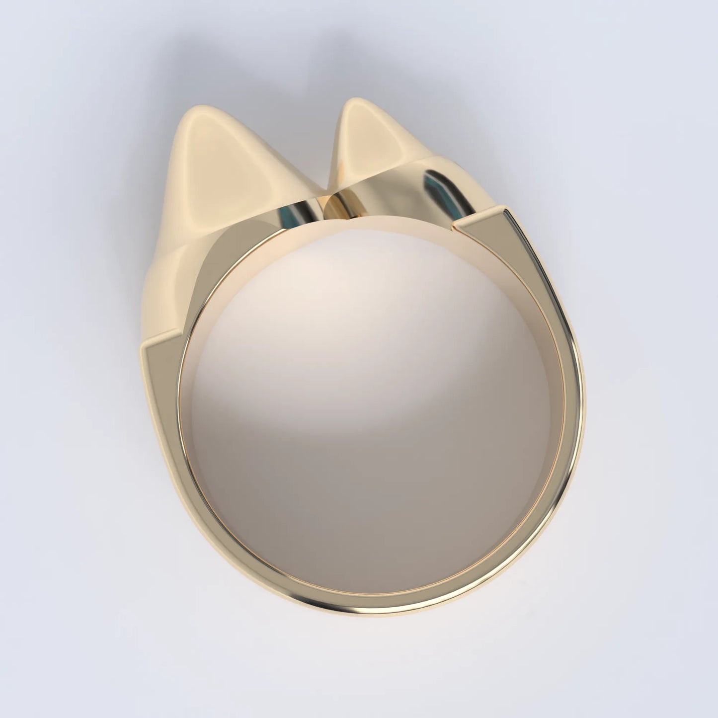 "HOUNDSTOOTH" Ring in 14ct Yellow Gold