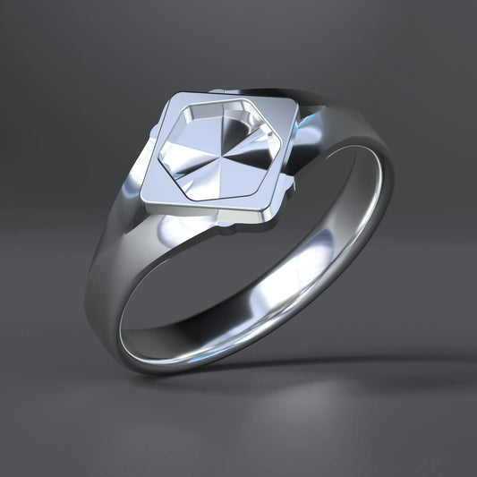 KAMON Style Ring in Sterling Silver