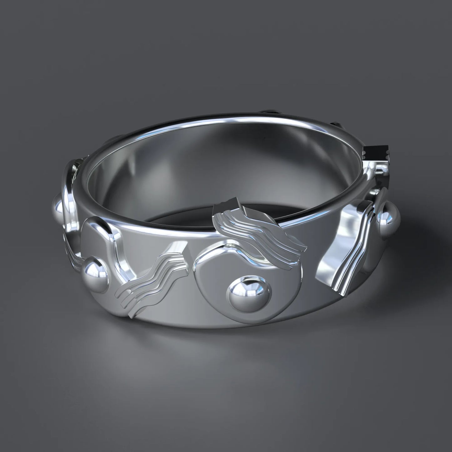 Bacon and Eggs Ring in Sterling Silver (2026 Version)