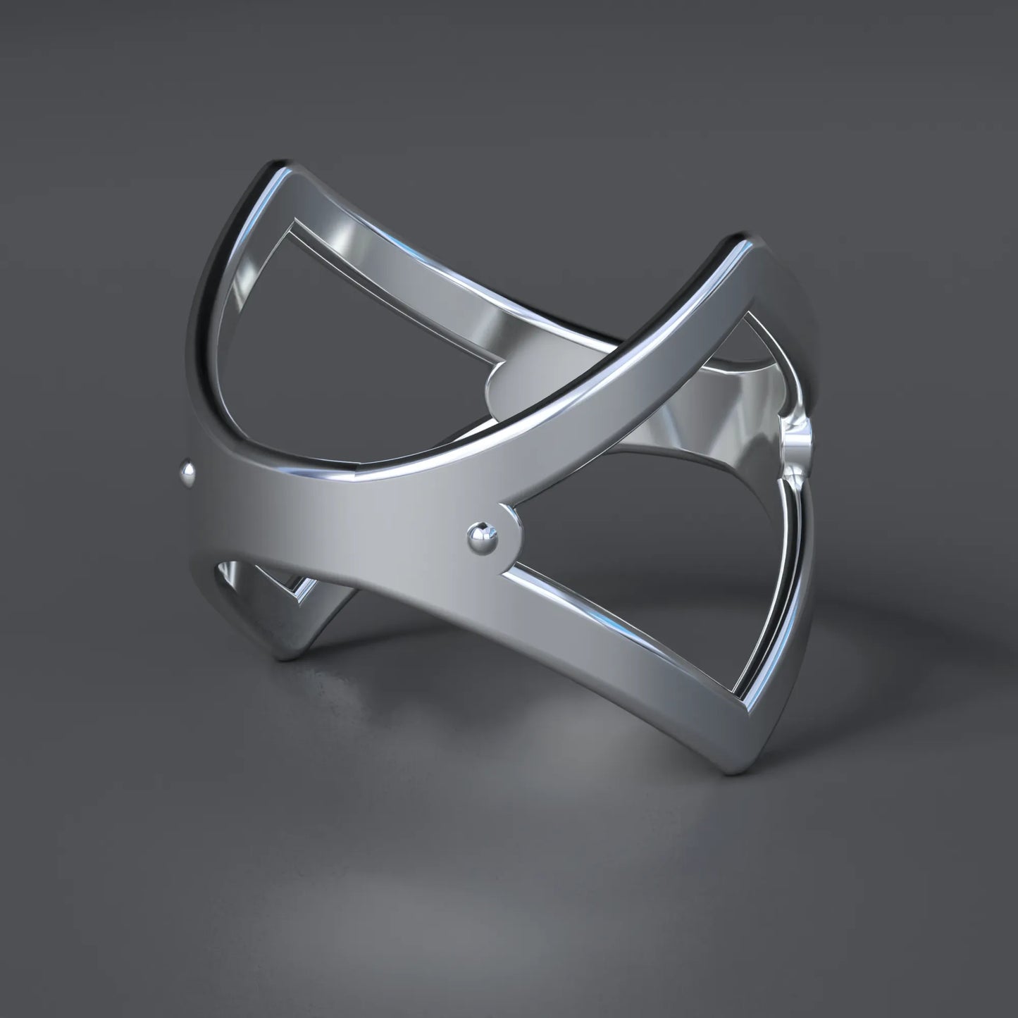 'Harness' Ring in Sterling Silver
