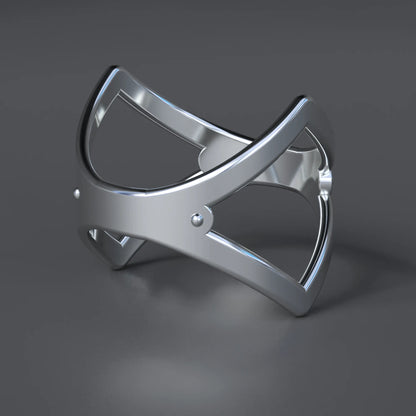 'Harness' Ring in Sterling Silver